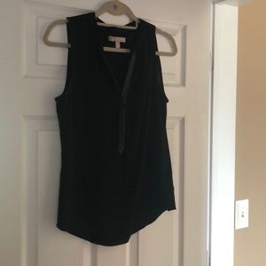 Banana Republic Black Sleeveless Blouse